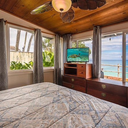 Hawaii Oceanfront Beach House Paradise On The Beach Family Activities Haleiwa Exteriér fotografie